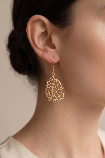 Elegant Filigree Drop Earring