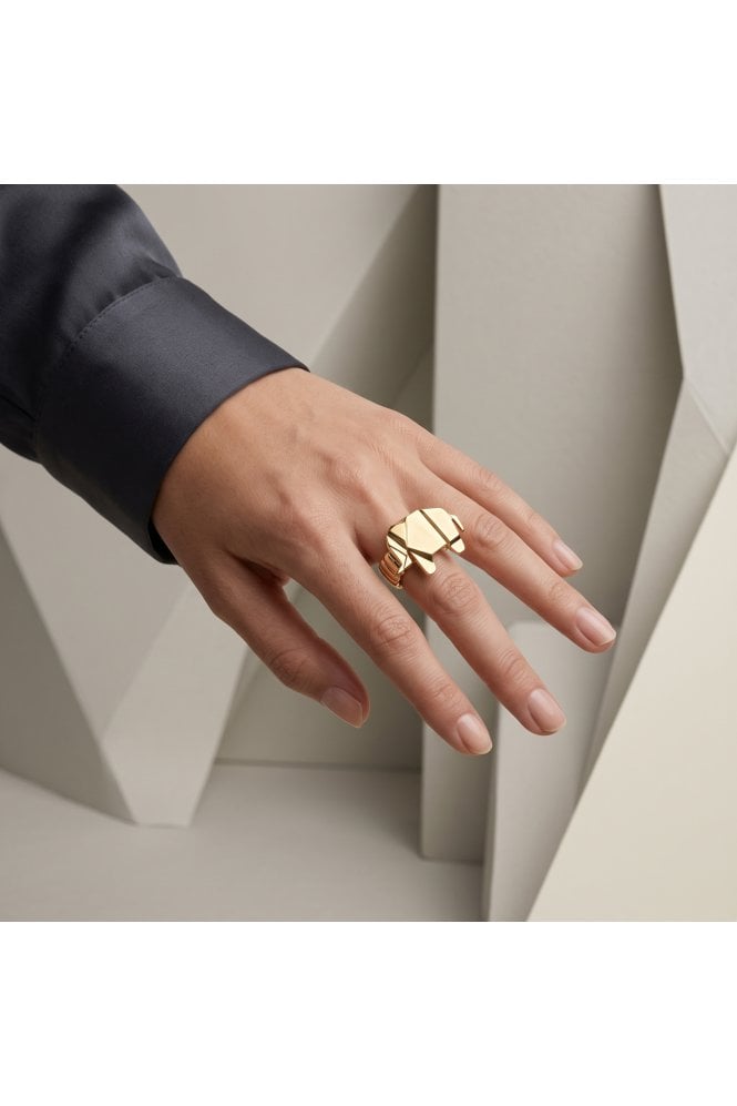 Majique London Elephant Luxe Stretch Ring