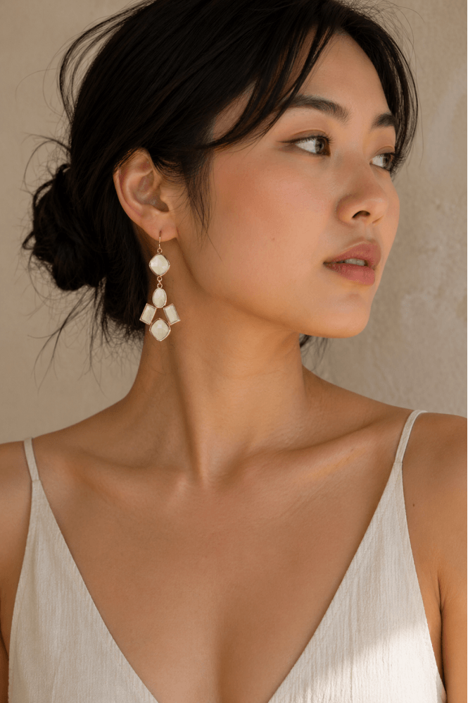 Majique London Epoxy Glow Drop Earring