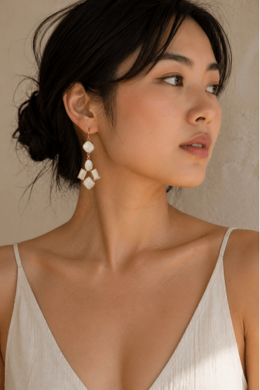 Epoxy Glow Drop Earring