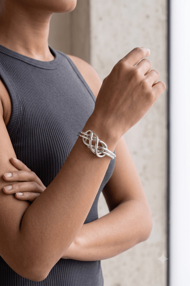 Majique London Eternal Knot Bangle