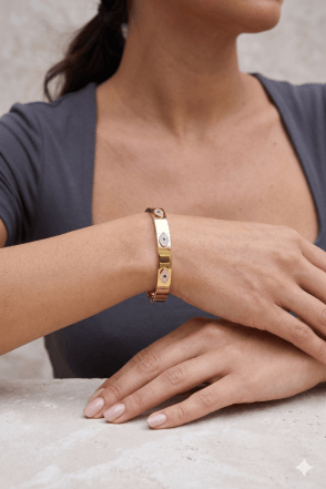 Evil Eye Crystal Bangle