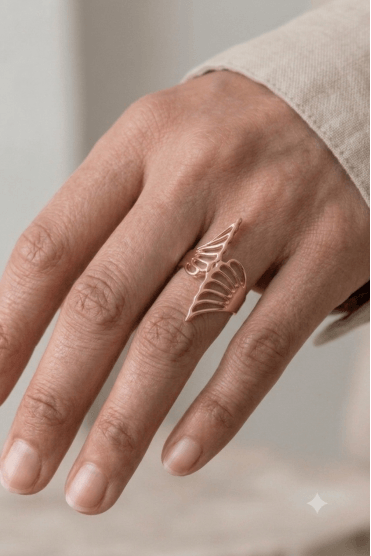 Flutter Luxe Butterfly Ring