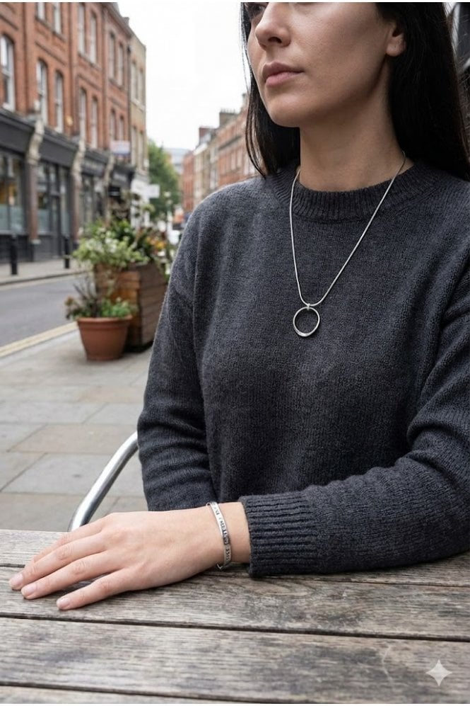 Majique London Friendship Legacy Snake Chain Necklace