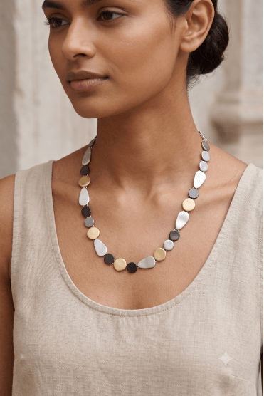 Geo Luxe Link Necklace