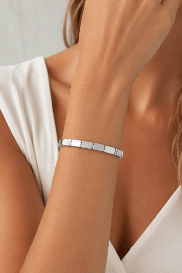 Geo Square Glam Bracelet