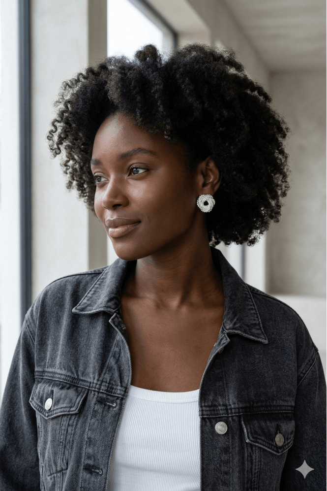 Majique London Gilded Fusion Ball Knot Earring
