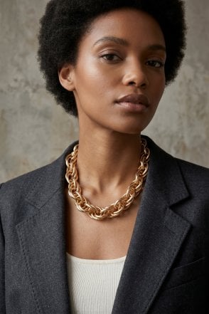 Gilded Power Chain Necklace