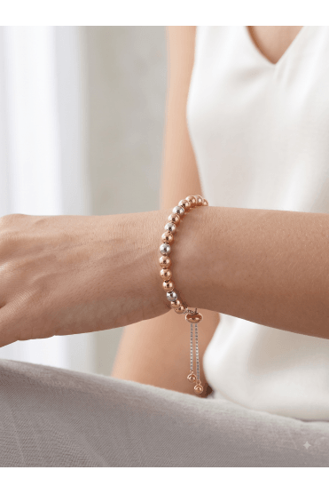 Glam Adjustable Beaded Bracelet