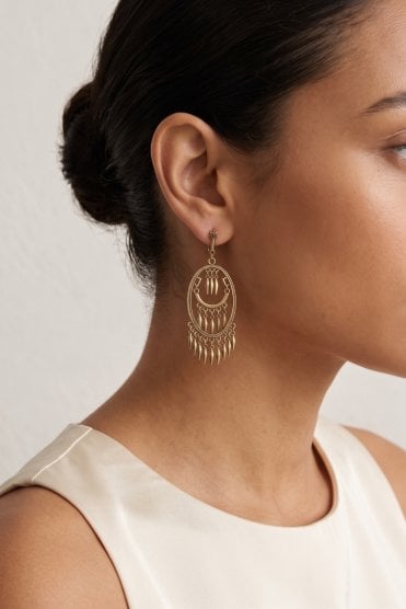 Glam Chandelier Statement Earrings