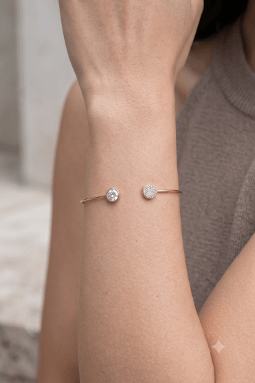 Gleaming Orbit Bangle