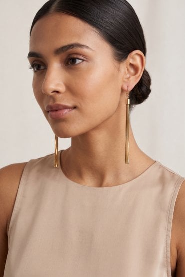 Gleaming Ripple Earring