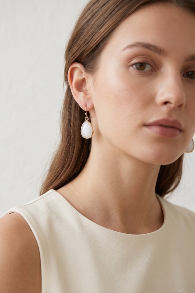 Majique London Glow Cut Tear Earring