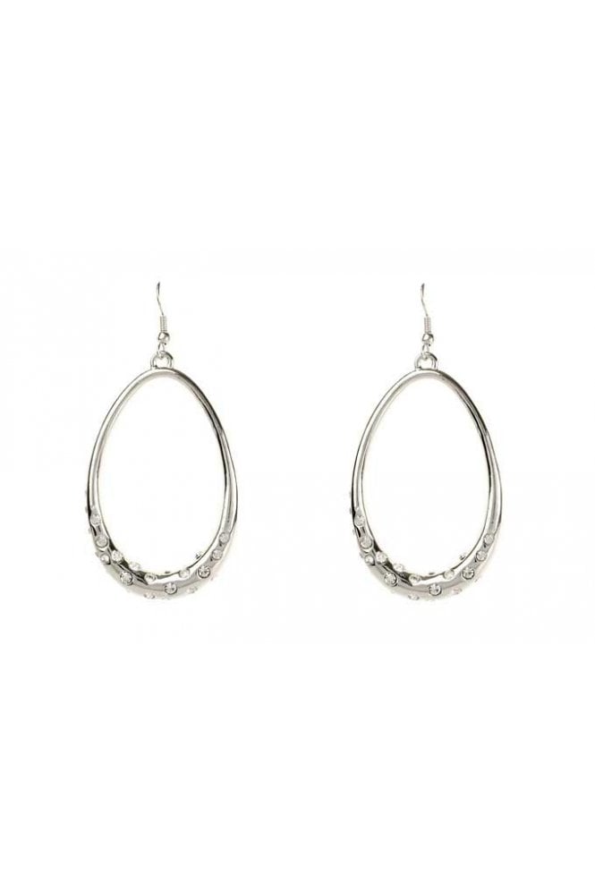 Majique London Glow Drift Oval Drop Earring