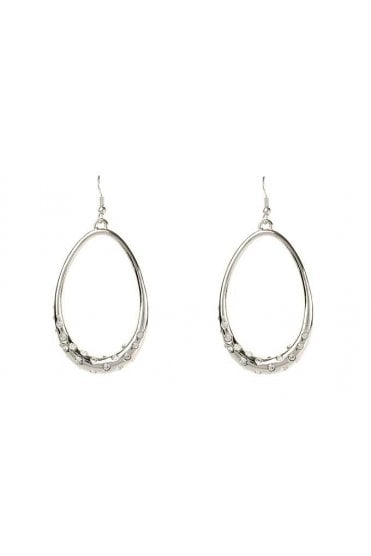 Glow Drift Oval Drop Earring