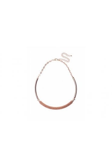 Glow Mesh Curve Necklace