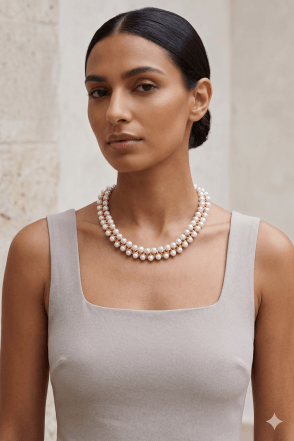 Gold Tone Statement Pearl Octopus Necklace