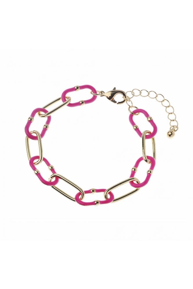 Majique London Golden Glow Link Bracelet