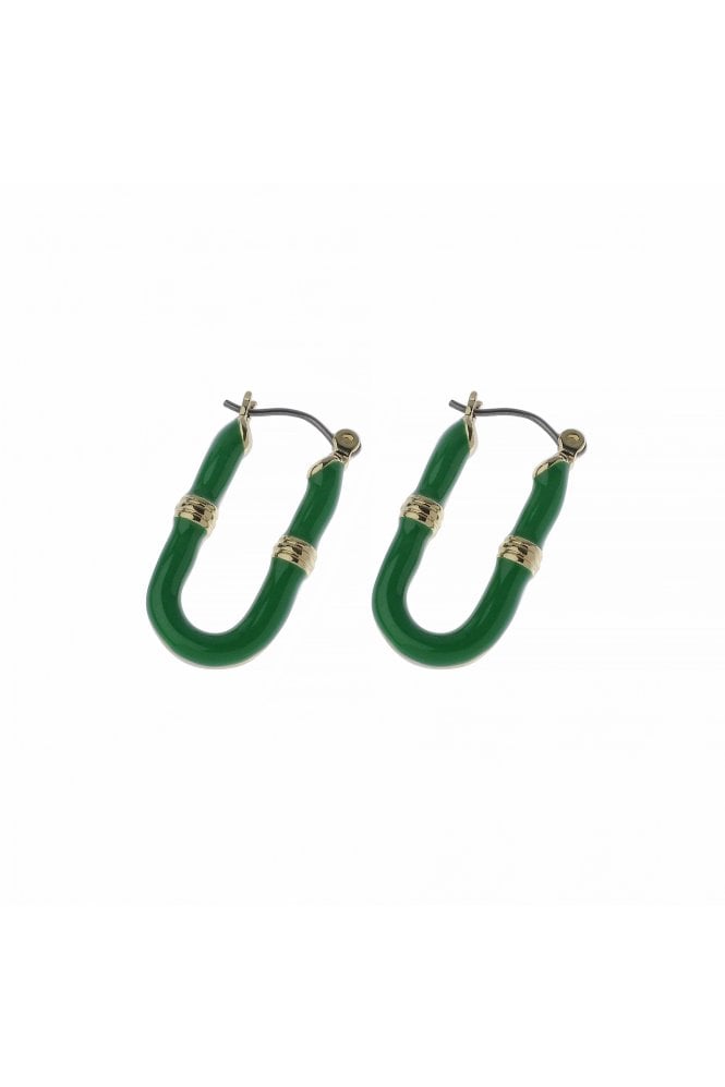 Majique London Golden Link Hinged Earring