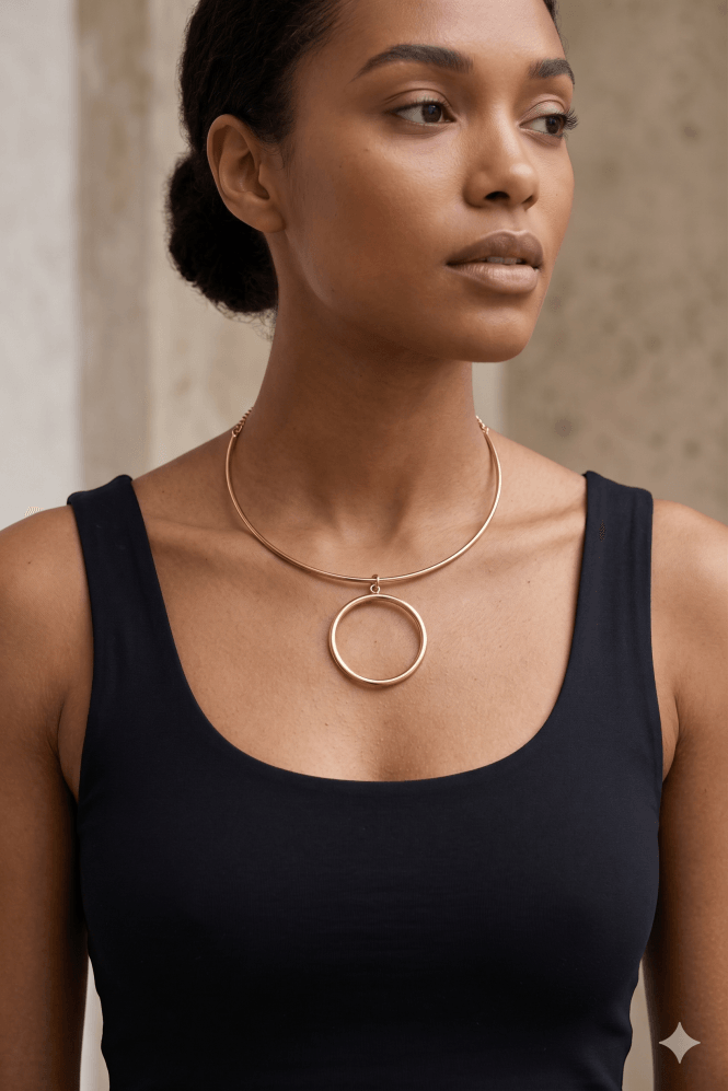 Majique London Halo Chain Choker