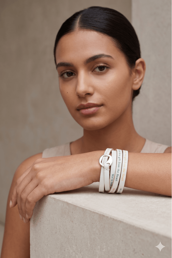 Majique London Heartfelt Mother Daughter Bracelet