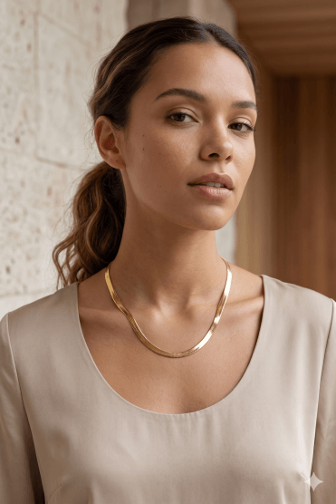 Herringbone Chain Necklace