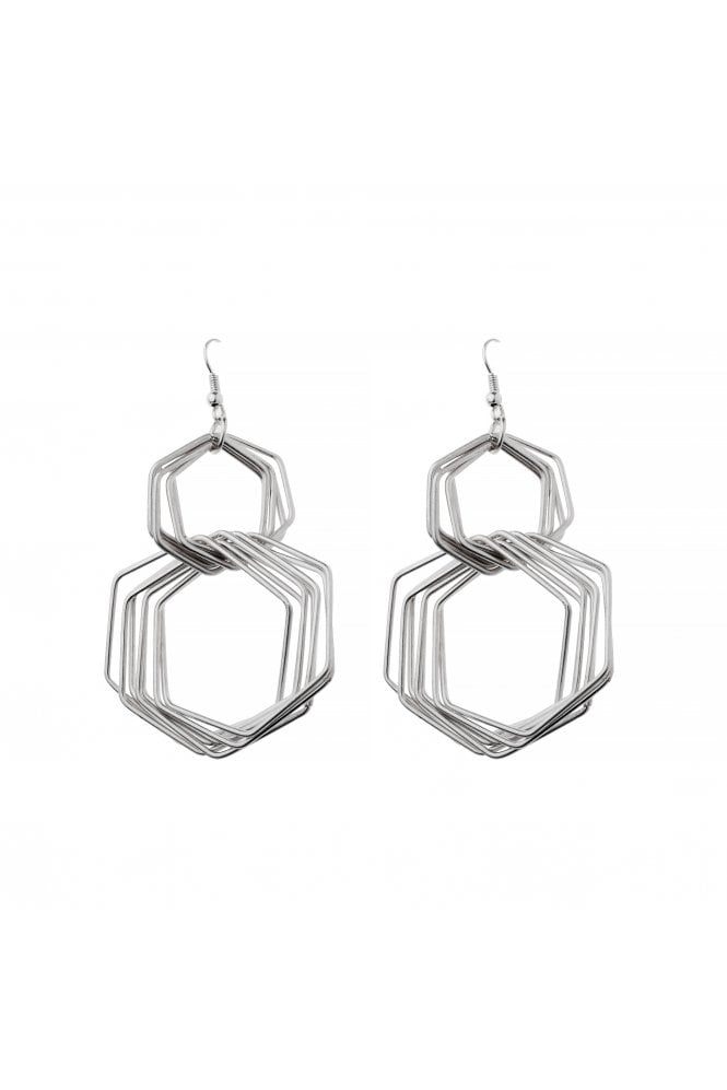 Majique London Hexagonal Breeze Earring
