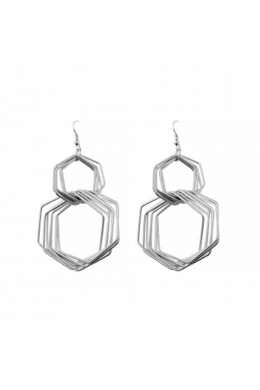 Hexagonal Breeze Earring
