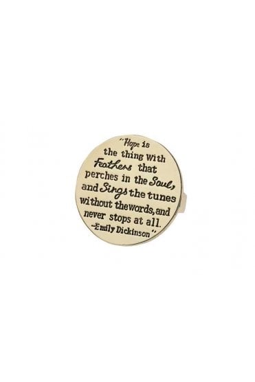 Hopeful Songbird Ring