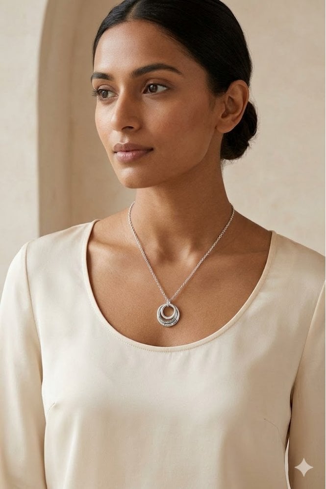 Majique London I Love You Trio Necklace