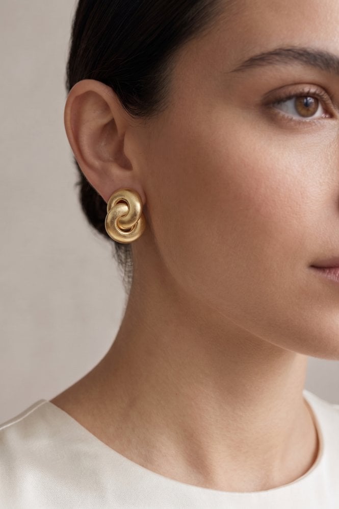 Majique London Infinite Knot Chic Earring