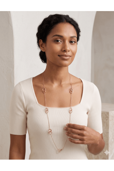 Interlocked Luxe Circle Necklace