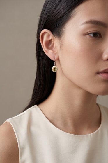 Jonquil Glow Fish Hook Earring