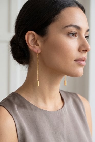 Linear Flow Earring