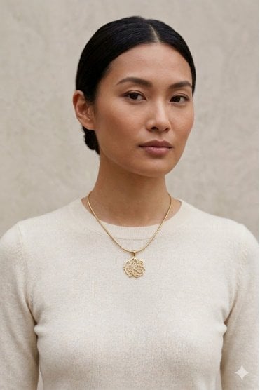 Live Laugh Love Gold Snake Necklace