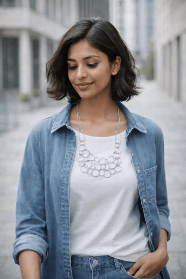 Loop Cascade Necklace