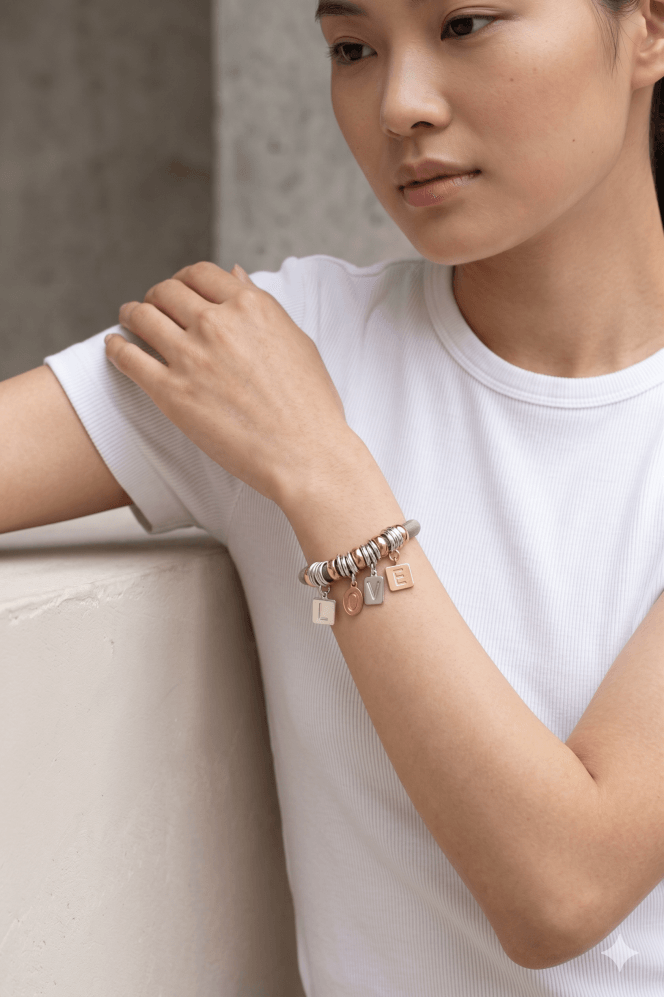 Majique London Love Message Cord Bracelet