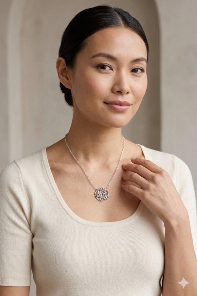 Majique London Love Message Link Necklace