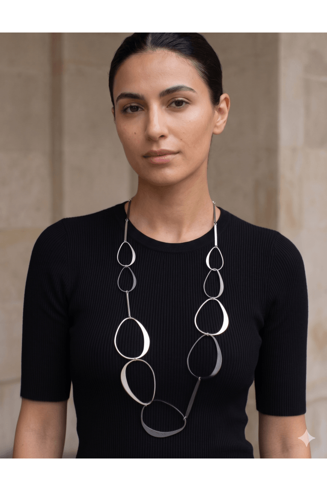 Majique London Lunar Loop Necklace