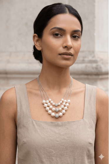Lustre Layer Pearl Necklace