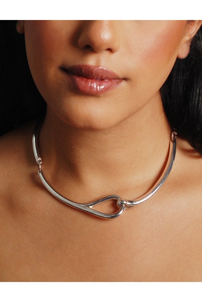 Majique London Lustre Wave Collar Necklace