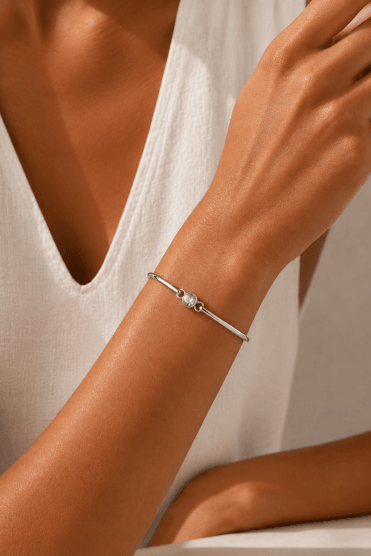 Luxe Crystal Beam Bangle