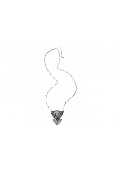 Luxe Hammered Long Necklace