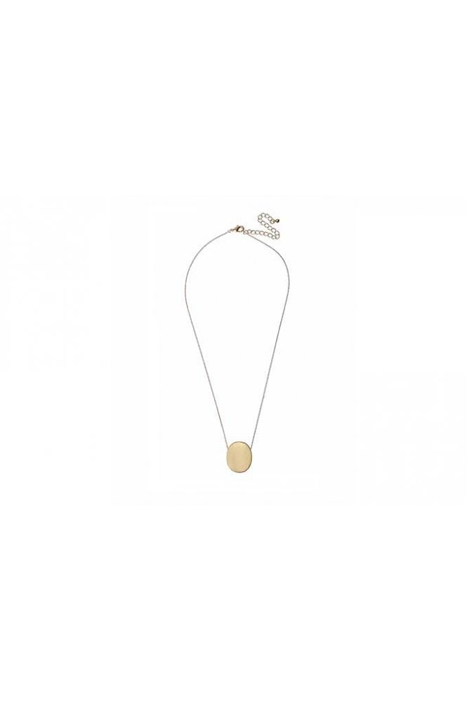 Majique London Luxe Oval Drop Necklace