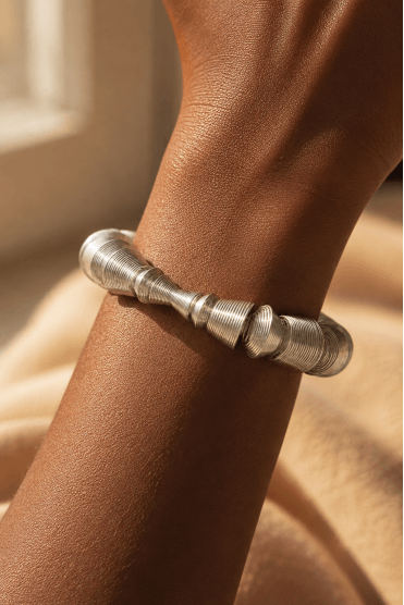 Luxe Spring Silver Bracelet