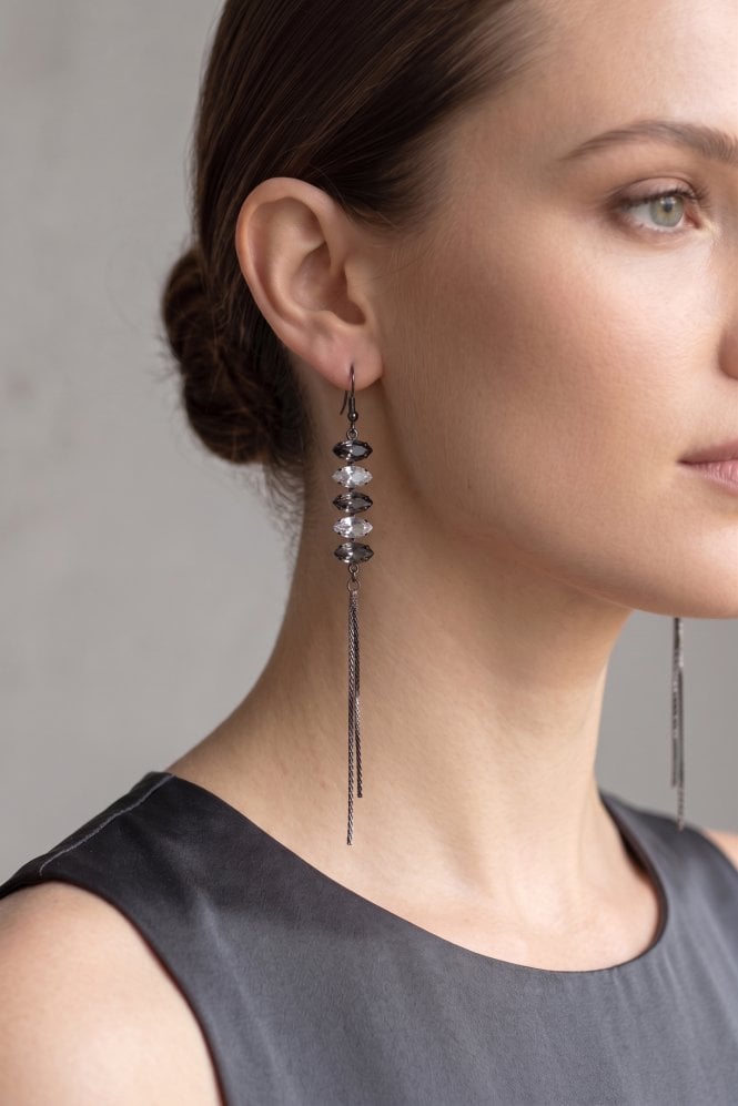 Majique London Mystic Crystal Eclipse Earring