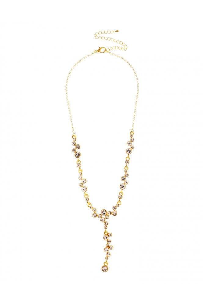 Majique London NovaBloom 14K Gold Bubble Y Necklace