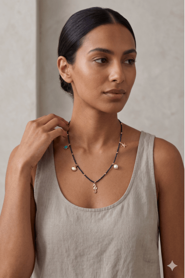 Ocean Breeze Charm Necklace
