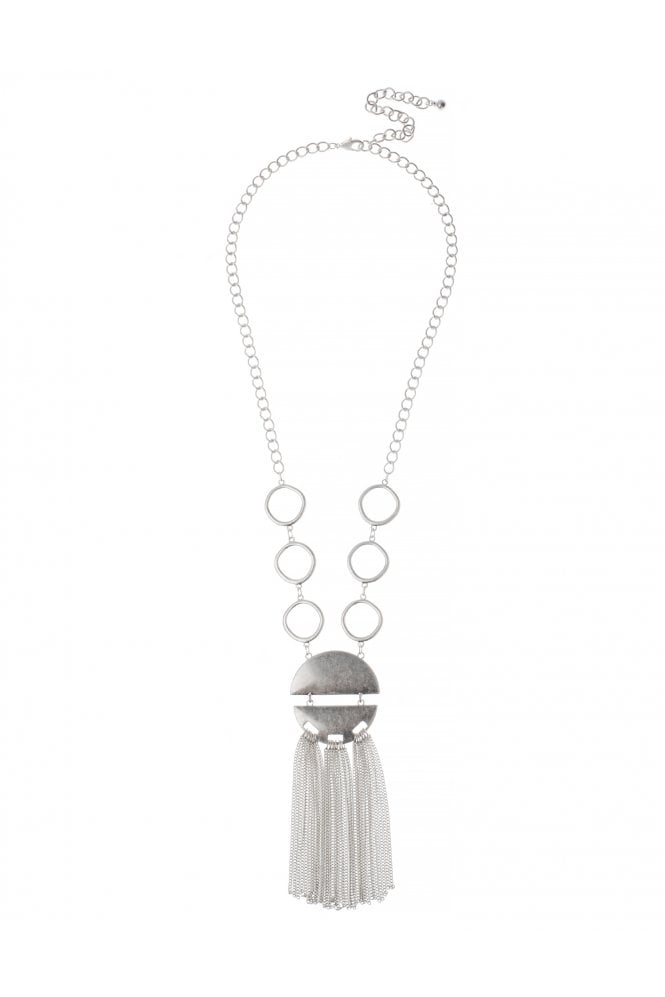 Majique London Orbital Tassel Necklace