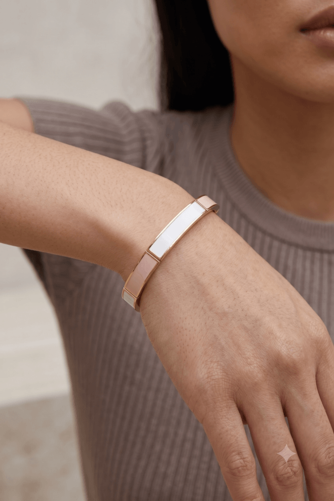 Majique London Peachy Glow Gold Bangle